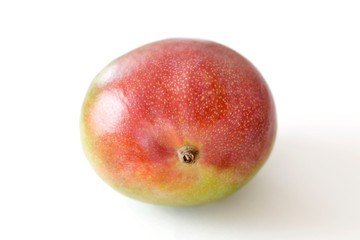 closeup mango on white background