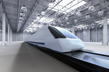 Train in station