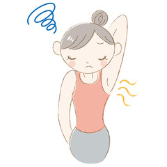 女性　ワキ　臭い　悩み　改善