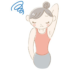 女性　脇　赤い　プツプツ　肌荒れ　悩み　除毛　脱毛