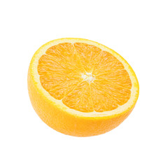 Fresh Australia orange isolated on white background.