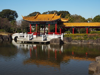 Fototapeta premium the beautiful chinese garden