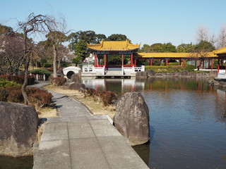 Obraz premium the beautiful chinese garden