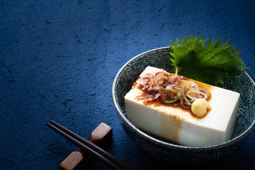 冷や奴　豆腐
