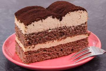 Tasty creamy tiramisu cake for different occasions. Delicious dessert