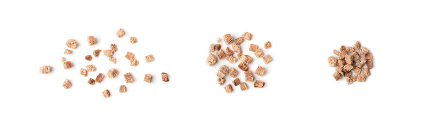 Dry Chopped Meat for Ramen Noodles Top View