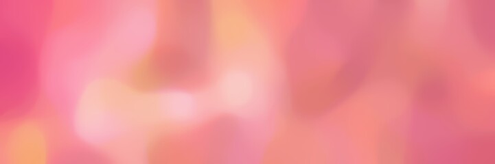 blurred horizontal header background graphic with light coral, light pink and light salmon colors and space for text or image