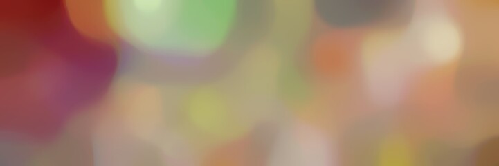 blurred bokeh horizontal banner background bokeh graphic with rosy brown, dark moderate pink and tan colors and free text space