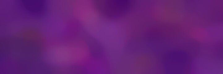 soft unfocused horizontal banner background graphic with very dark magenta, indigo and purple colors space for text or image