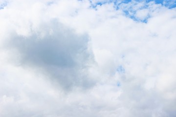 Beautiful blue sky, clouds summer sunny day