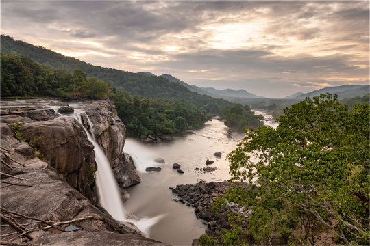 Athirappilly waterfalls in Kerala, India