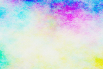 watercolor mix colorful abstract texture background. art painting smooth pastel colors wet effect drawn on paper canvas. 