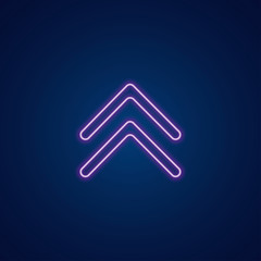 Obraz premium swipe up social network story neon vector