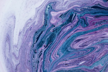 Natural Luxury. Aqua Menthe. Marbleized effect. Ancient oriental drawing technique. Marble texture. Acrylic painting- can be used as a trendy background for posters, cards, invitations.
