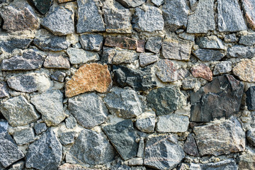 Texture of the natural granite wall for background