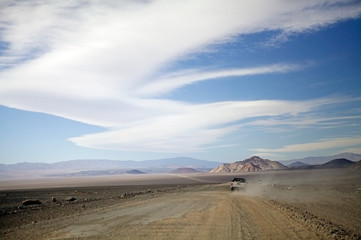 Trail to El Penon village at the Puna de Atacama, Argentina