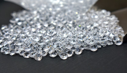 A genuine diamond is a diamond that has been cut and clean. Rare and expensive to make.