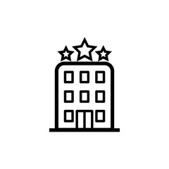 Fototapeta premium hotel icon vector