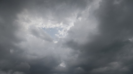 dramatic sky with clouds