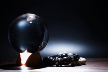 Crystal ball to predict the fate. Guessing for the future.