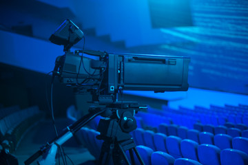 studio camera at the concert.