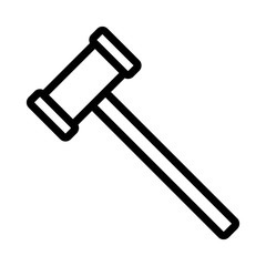 hammer icon vector