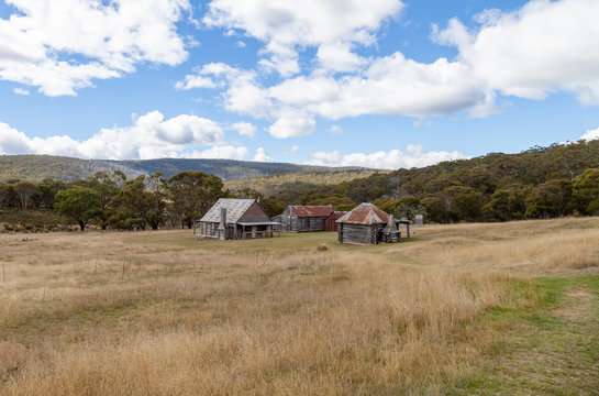 Coolamine Homestead in the Kosciuszko National Park in the Snowy Mountains, New South Wales, Australia.