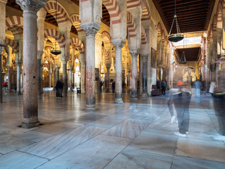Inside of the Cathedral and Mosque of Cordoba