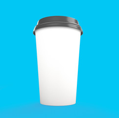 coffee cup mockup rendering  realistic