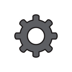gear icon vector