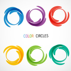 Obraz premium Color circles set
