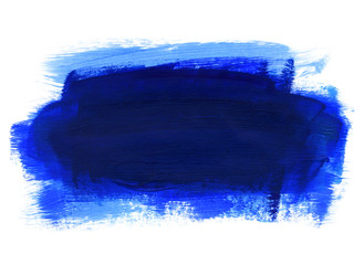 Blue and dark blue hand drawn texture on white background