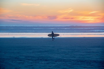 Fototapeta premium sunset of Pismo Beach California