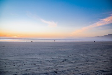 sunset of Pismo Beach California