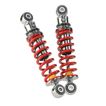 Shock absorber car isolated on white background. Auto parts and spare.