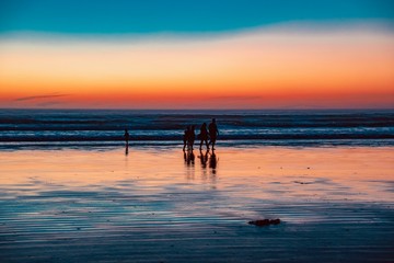 Fototapeta premium sunset of Pismo Beach California