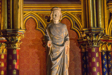 Sainte Chapelle, ile de la cite, Paris, France.
