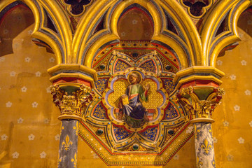Sainte Chapelle, ile de la cite, Paris, France.