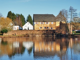 Gustavsburg in Jägersburg am Schloßweiher, Saarland, Deutschland