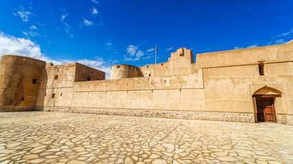 Panorama of Jabreen Castle in Oman