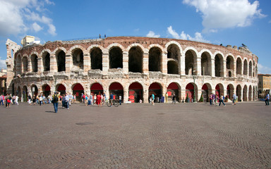 Antique amphitheater in Verona