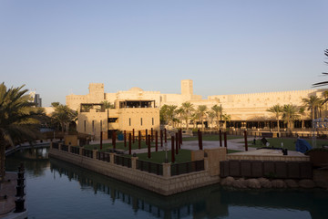 Day view of Madinat Jumeirah souk in Dubai