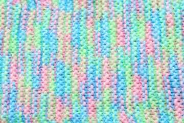 Knitted beautiful colored wool background. Texture background