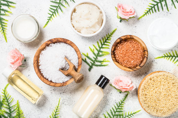 Natural cosmetic product, wellness and spa product.