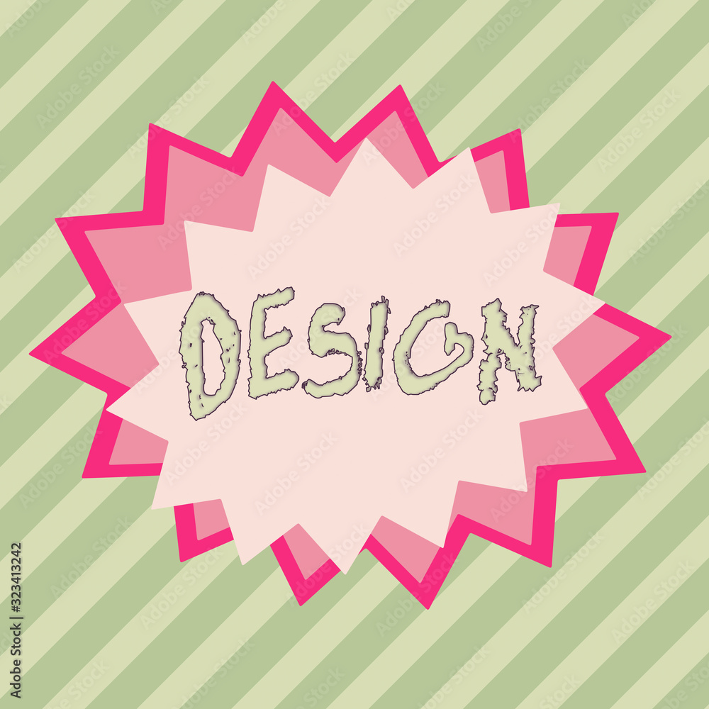 Poster conceptual hand writing showing design. concept meaning plan drawing produced to show look function 