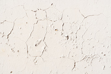 Cracked paint on a wall