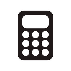 Calculator icon in trendy flat style design. Vector graphic illustration. Suitable for website design, logo, app, and ui. EPS 10.