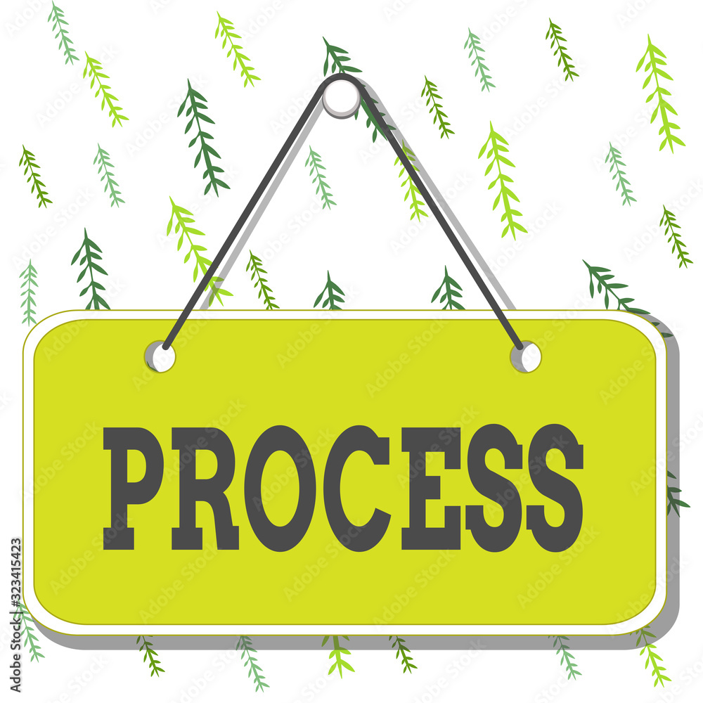 Fototapete handwriting text writing process. conceptual photo standard procedures how to handle a particular jo