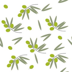 Seamless olive background