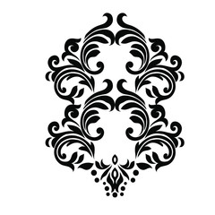 Oriental vector damask patterns for greeting cards and wedding invitations.